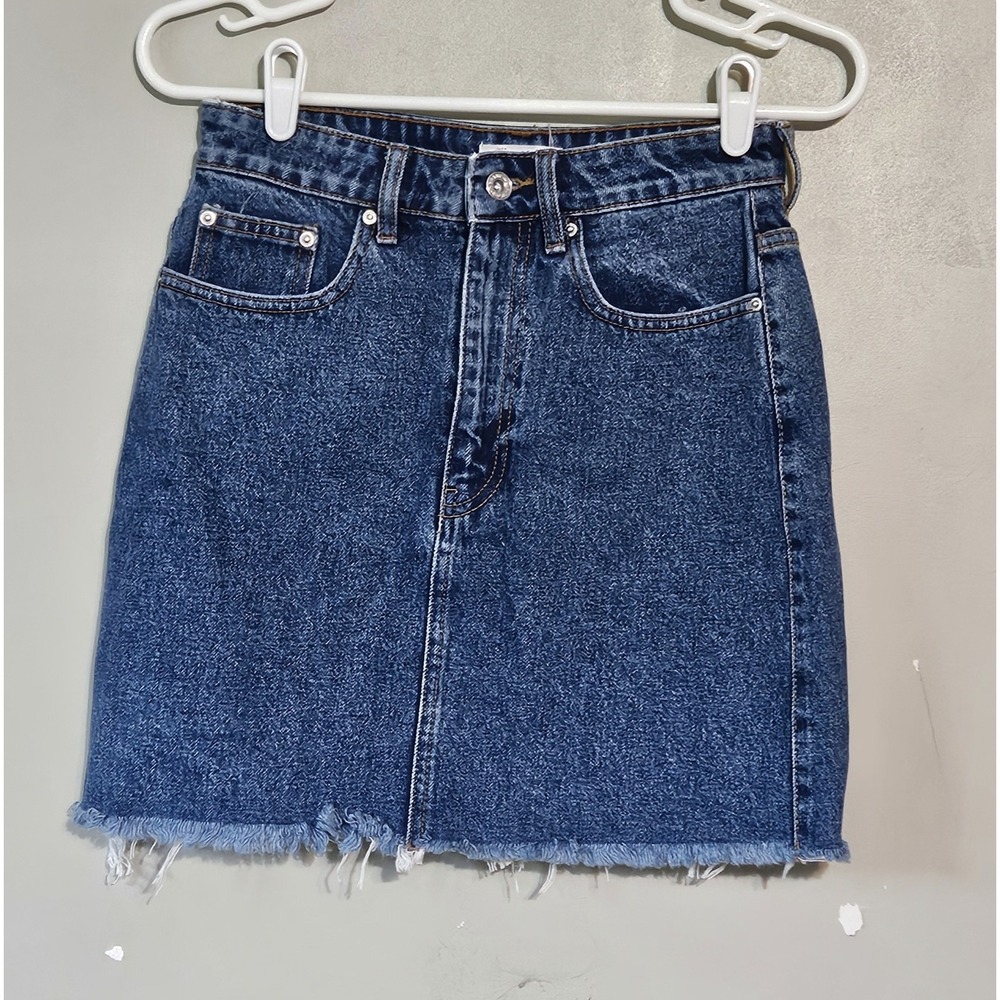 Zara Authentic Denim By Trf‎ Mini Distressed  Size S